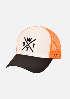 Casquette Watts Gris Noire Orange