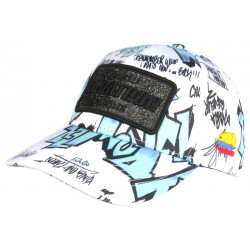 Achetez la Casquette El Patron Blanche et Bleue sur Casquette-Shop