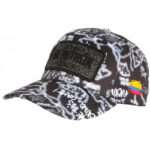 Casquette El Patron Noire et Grise Strass...