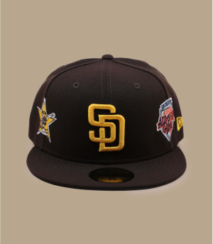 Casquette New Era 59 Fifty Cooperstown Padres Multi Patch