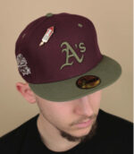 Casquette New Era 59 Fifty MLB WS Trail Mix 5950 Athletics