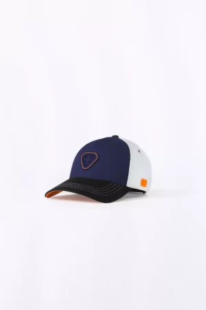 Casquette Gertrude Navy/Orange : L'Éclat du Style Sportif