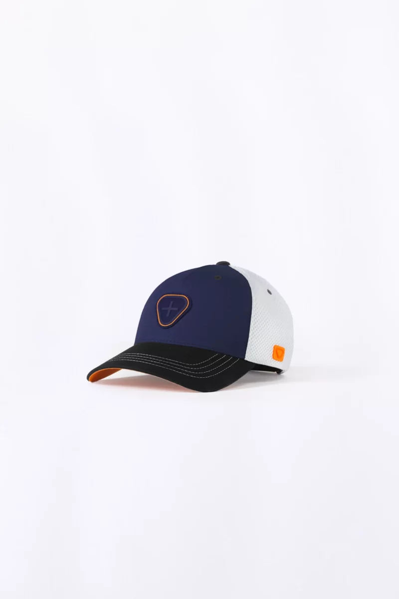 Casquette Gertrude Navy/Orange : L'Éclat du Style Sportif