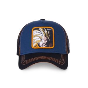 Casquette Dragon Ball Goku Super Saiyan Bleu : Adopte le Style Saiyan avec Casquette Shop